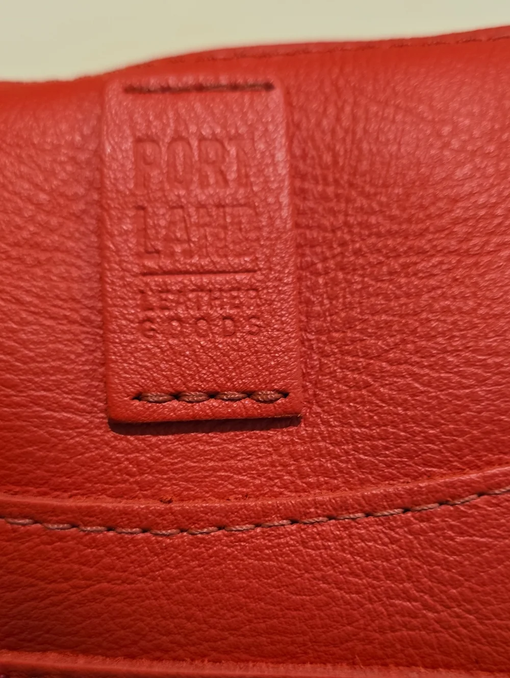 BNNU PLG Red Artisan Zipper Pouch